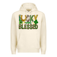 Tofu Lucky and blessed st. patricks day Premium Hoodie - Neo Western