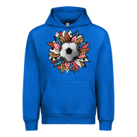 Cobalt football sunflower Urban Hoodie - HRA Design Shop