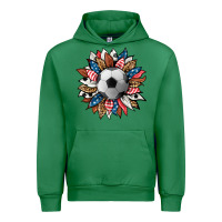 Emerald football sunflower Urban Hoodie - HRA Design Shop