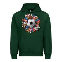 Forest Green football sunflower Urban Hoodie - HRA Design Shop