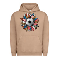 Pigment Burro football sunflower Urban Hoodie - HRA Design Shop