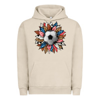 Pigment French Oak football sunflower Urban Hoodie - HRA Design Shop