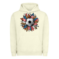 Pigment Pistachio football sunflower Urban Hoodie - HRA Design Shop