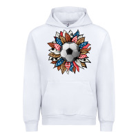 White football sunflower Urban Hoodie - HRA Design Shop