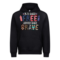 Black land of the beacause of the brave Urban Hoodie - CowhideDigitalArt