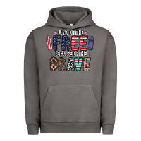 Pigment Tornado land of the beacause of the brave Urban Hoodie - CowhideDigitalArt
