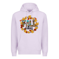 Lilac fall vibes Premium Hoodie - CowhideDigitalArt