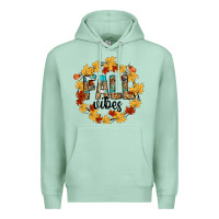 Seafoam fall vibes Premium Hoodie - CowhideDigitalArt