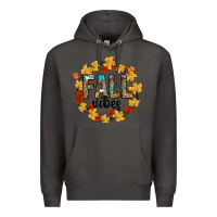 Smoke fall vibes Premium Hoodie - CowhideDigitalArt