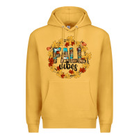 Mustard fall vibes Premium Hoodie - CowhideDigitalArt