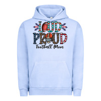 Pigment Grape Ice loud proud football mom Urban Hoodie - CowhideDigitalArt