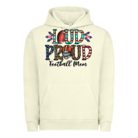 Pigment Pistachio loud proud football mom Urban Hoodie - CowhideDigitalArt