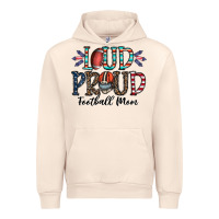 Sandshell loud proud football mom Urban Hoodie - CowhideDigitalArt