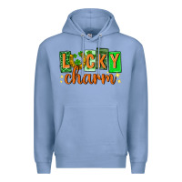 Colony Blue Lucky charm st. patricks day Premium Hoodie - Neo Western