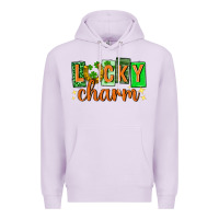 Lilac Lucky charm st. patricks day Premium Hoodie - Neo Western