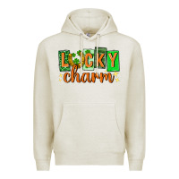 Oatmeal Heather Lucky charm st. patricks day Premium Hoodie - Neo Western