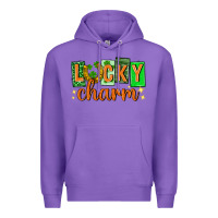 Purple Lucky charm st. patricks day Premium Hoodie - Neo Western