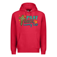 Cardinal pray more worry less Premium Hoodie - HRA Design Shop