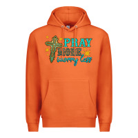 Carrot pray more worry less Premium Hoodie - HRA Design Shop
