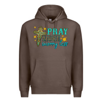 Coffee pray more worry less Premium Hoodie - HRA Design Shop