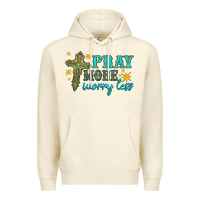 Sandshell pray more worry less Premium Hoodie - HRA Design Shop