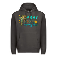 Smoke pray more worry less Premium Hoodie - HRA Design Shop