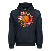 Navy basketball sunflower Urban Hoodie - HRA Design Shop