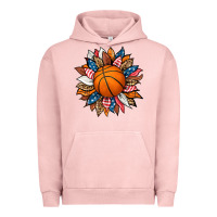 Pigment Salmon basketball sunflower Urban Hoodie - HRA Design Shop