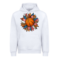 White basketball sunflower Urban Hoodie - HRA Design Shop