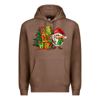 Chestnut ho ho ho santa gnomes Premium Hoodie - FaDigitalArtStudio