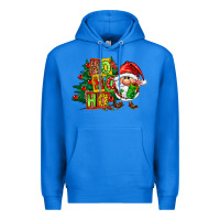 True Royal ho ho ho santa gnomes Premium Hoodie - FaDigitalArtStudio