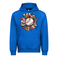 Cobalt baseball sunflower Urban Hoodie - HRA Design Shop