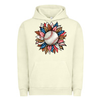 Pigment Pistachio baseball sunflower Urban Hoodie - HRA Design Shop