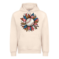Sandshell baseball sunflower Urban Hoodie - HRA Design Shop