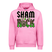 Fuchsia Pink St. Patrick's shamrock Urban Hoodie - OliviaCreatesArt