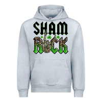 Heather Grey St. Patrick's shamrock Urban Hoodie - OliviaCreatesArt