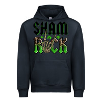 Navy St. Patrick's shamrock Urban Hoodie - OliviaCreatesArt