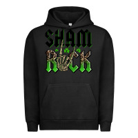 Pigment Black St. Patrick's shamrock Urban Hoodie - OliviaCreatesArt