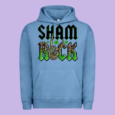 St. Patrick's Shamrock Urban Hoodie Designed By Oliviacreatesart