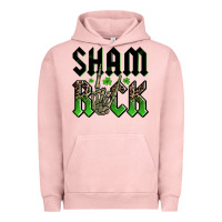 Pigment Salmon St. Patrick's shamrock Urban Hoodie - OliviaCreatesArt