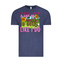 Vintage Denim it takes a lot of a lot of balls to golf like i do Vintage Tee - Artiststas