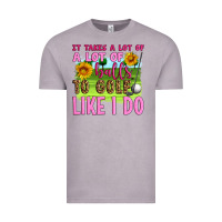 Vintage Zinc it takes a lot of a lot of balls to golf like i do Vintage Tee - Artiststas