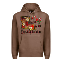 Chestnut ho ho home is in louisiana Premium Hoodie - FaDigitalArtStudio