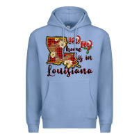 Colony Blue ho ho home is in louisiana Premium Hoodie - FaDigitalArtStudio