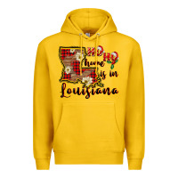 Lemon ho ho home is in louisiana Premium Hoodie - FaDigitalArtStudio