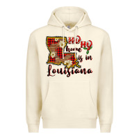 Sandshell ho ho home is in louisiana Premium Hoodie - FaDigitalArtStudio