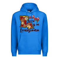 True Royal ho ho home is in louisiana Premium Hoodie - FaDigitalArtStudio