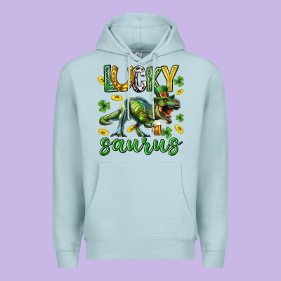 Lucky Saurus St.patricks Day Premium Hoodie Designed By Neo Western