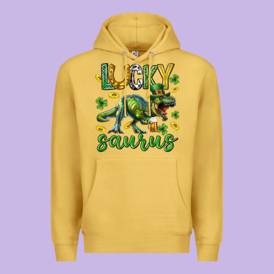 Lucky Saurus St.patricks Day Premium Hoodie Designed By Neo Western