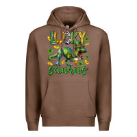 Chestnut Lucky saurus st.patricks day Premium Hoodie - Neo Western